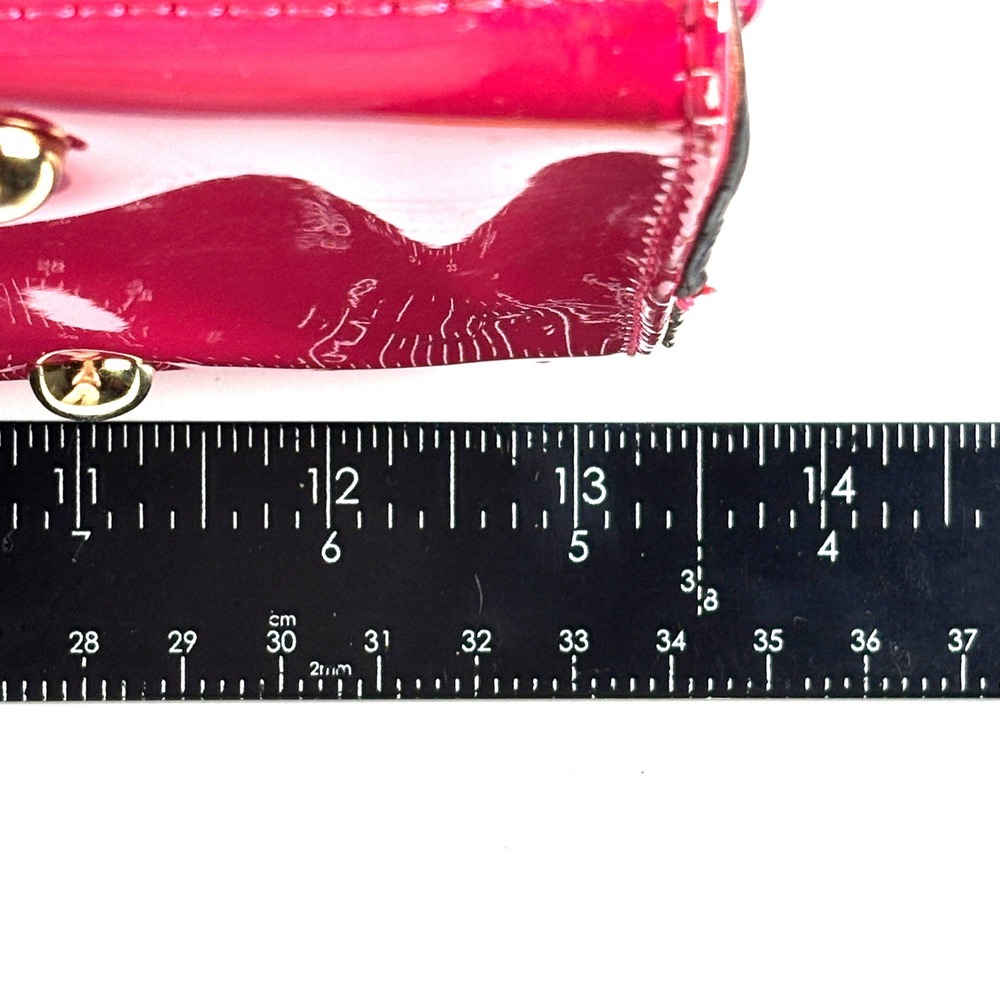 Michael Kors Satchel Womens Large Pink Leopard Print Patent Leather Bow *Rare* - Picture 5 of 6